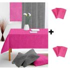  SOLEIL D'OCRE Lot nappe + 2 Lots 3 Serviettes Fram