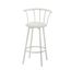 TABOURET Tabouret de bar BISTROT blanc assise pivotante