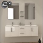 ENSEMBLE MEUBLES DE SALLE DE BAIN  TIANA Kit salle de bain Blanc