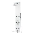 DOUCHE - RECEVEUR Colonne de douche hydromassante CL14 VERRE BLANC