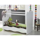 LIT NON PLIANT BEBE K.ROUMANOFF Lit Plexi 60 x 120 cm Linéa Blanc