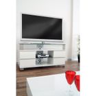  PONE Meuble TV laqué Blanc 120cm