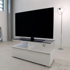  PARDUS Meuble TV support LCD/ LED 110 laquéBlanc