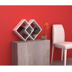  LOT DE 2 RANGEMENTS CD BLANC