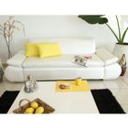 CANAPE - SOFA - BANQUETTE YEAH canapé fixe 3 places blanc