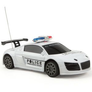 VEHICULE TERRESTRE  Voiture de Police rc 1/22 ème Blanc