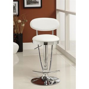 TABOURET Tabouret de bar blanc JACKSON TABOURET Tabouret de bar blanc JACKSON