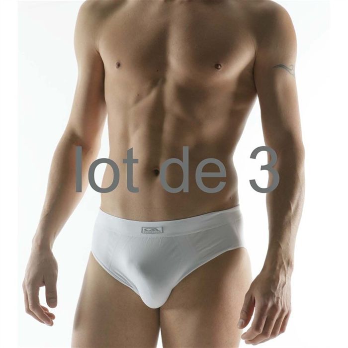Lot de 3 Slips Homme sans Couture Achat / Vente culotte slip Lot de