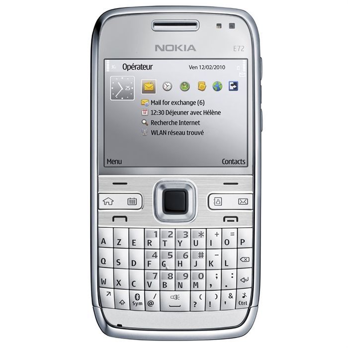 Nokia E72 Blanc Achat / Vente SMARTPHONE Nokia E72 Blanc.