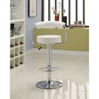 TABOURET Lot de 2 tabourets de bar 'CHARLY' blancs