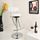 TABOURET Tabouret de bar blanc JACKSON