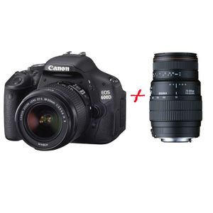 APPAREIL PHOTO RÉFLEX CANON EOS 600D + 18-55mm+ SIGMA 70-300 "motorisé" APPAREIL PHOTO RÉFLEX CANON EOS 600D + 18-55mm+ SIGMA 70-300 "motorisé"