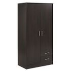 ARMOIRE DE CHAMBRE ESSENTIELLE Armoire café 2 portes / 2 étagères