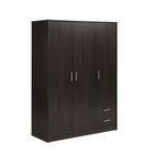 ARMOIRE DE CHAMBRE ESSENTIELLE Armoire café 3 portes / 2 étagères