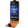 HOUSSE / ETUI / COQUE / FACADE / BIJOUX DE PORTABLE SWISCHARGER  Etui Flip Sony Ericsson Arc