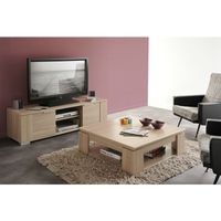 MEUBLE TV - HI-FI CHIVAS Ensemble meuble TV et table basse