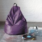 POUF - POIRE V2 DESIGN Pouf poire aubergine