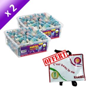 CONFISERIE DE SUCRE Haribo Purple Cola Pik 210 pièces x2