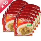 PLAT A BASE DE VIANDE CASINO Lapin 2 Moutardes, Riz 300g (x10)