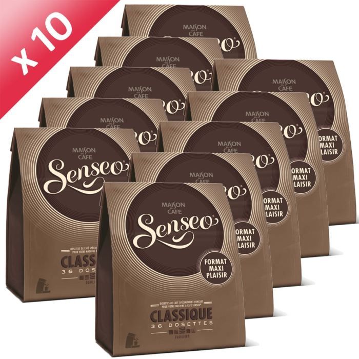 SENSEO Classique 36 Dosettes 250g (x10) Achat / Vente caf&eacute;
