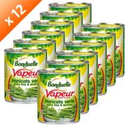 HARICOT-FLAGEOLET BONDUELLE haricot vert vapeur 220GX12