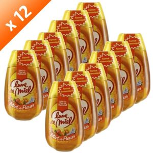 MIEL LUNE de MIEL  Miel de Fleurs 500gr  (x12)