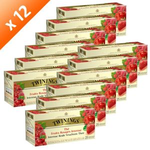 THÉ TWINNINGS Thé fruits rouges (x12) THÉ TWINNINGS Thé fruits rouges (x12)