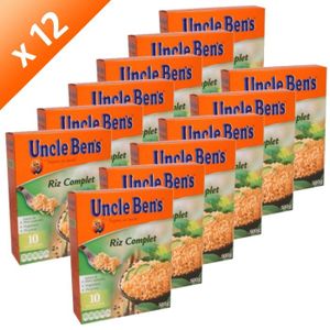 RIZ UNCLE BEN'S Riz Complet 500g x12