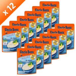 RIZ UNCLE BEN'S Riz Basmati 250gr x12