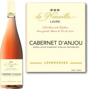 VIN ROSE De Neuville Cabernet d'Anjou 2013 x1 VIN ROSE De Neuville Cabernet d'Anjou 2013 x1