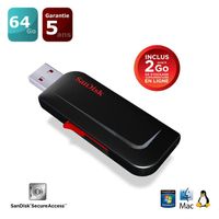 CLE USB Sandisk Cruzer Slice 64 Go