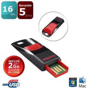 CLÉ USB SanDisk Cruzer Edge 16 Go Clé USB CLÉ USB SanDisk Cruzer Edge 16 Go Clé USB