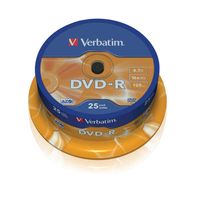 CD - DVD - BLU-RAY VIERGE POUR PC Verbatim DVD-R 120 Minutes 16x (25)