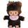 MONCHHICHI Bebichhichi Fille Bavoir Rose 12cm