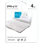 CLE USB PNY Compact Attaché Blue 4 Go