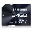 CARTE MEMOIRE SAMSUNG Série Pro Carte SDXC 64 Go Classe 10