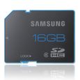 CARTE MEMOIRE SAMSUNG Série Standard Carte SDHC 16 Go Classe 6