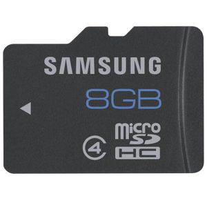 CARTE MÉMOIRE Carte mémoire 8 Go Samsung MicroSD CARTE MÉMOIRE Carte mémoire 8 Go Samsung MicroSD