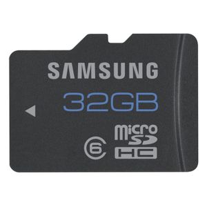 CARTE MÉMOIRE SAMSUNG Carte Micro SD 32 Go CARTE MÉMOIRE SAMSUNG Carte Micro SD 32 Go