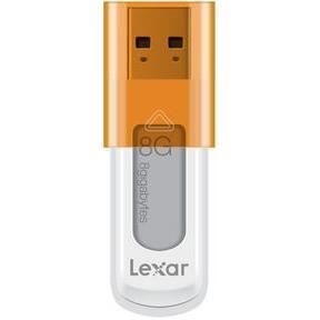 Clé USB 8 Go orange et blanche   Capuchon coulissant   Protection