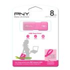 CLE USB PNY ATTACHE 8 Go "Le Cancer du Sein, Parlons-En !"
