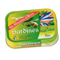 PRODUIT DE SARDINE Sardines huile d'olive bio
