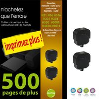 CARTOUCHE IMPRIMANTE Paxton 2 dosettes I refill Noire HP