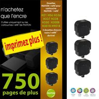 CARTOUCHE IMPRIMANTE Paxton 3 dosettes I refill Noire HP