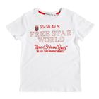 SURVÊTEMENT FREE STAR Tee Shirt Garçon Blanc