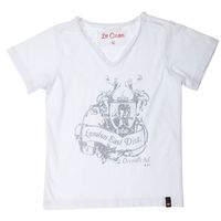  LEE COOPER KIDS T-Shirt Sacha Blanc Garçon