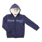  LONGBOARD Sweat à capuche zippé Garçon Marine