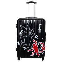 KEITH HARING Valise trolley 4 roues 58 cm KEITH HARING Valise trolley 4 roues 58 cm