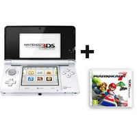  3DS BLANC ARCTIQUE + MARIO KART 7 3D