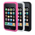 HOUSSE-COQUE TELEPHONE Pack de 3 housses silicone pour iPhone 3G et 3